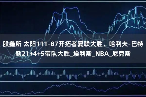 股鑫所 太阳111-87开拓者夏联大胜，哈利夫-巴特勒21+4+5带队大胜_埃利斯_NBA_尼克斯